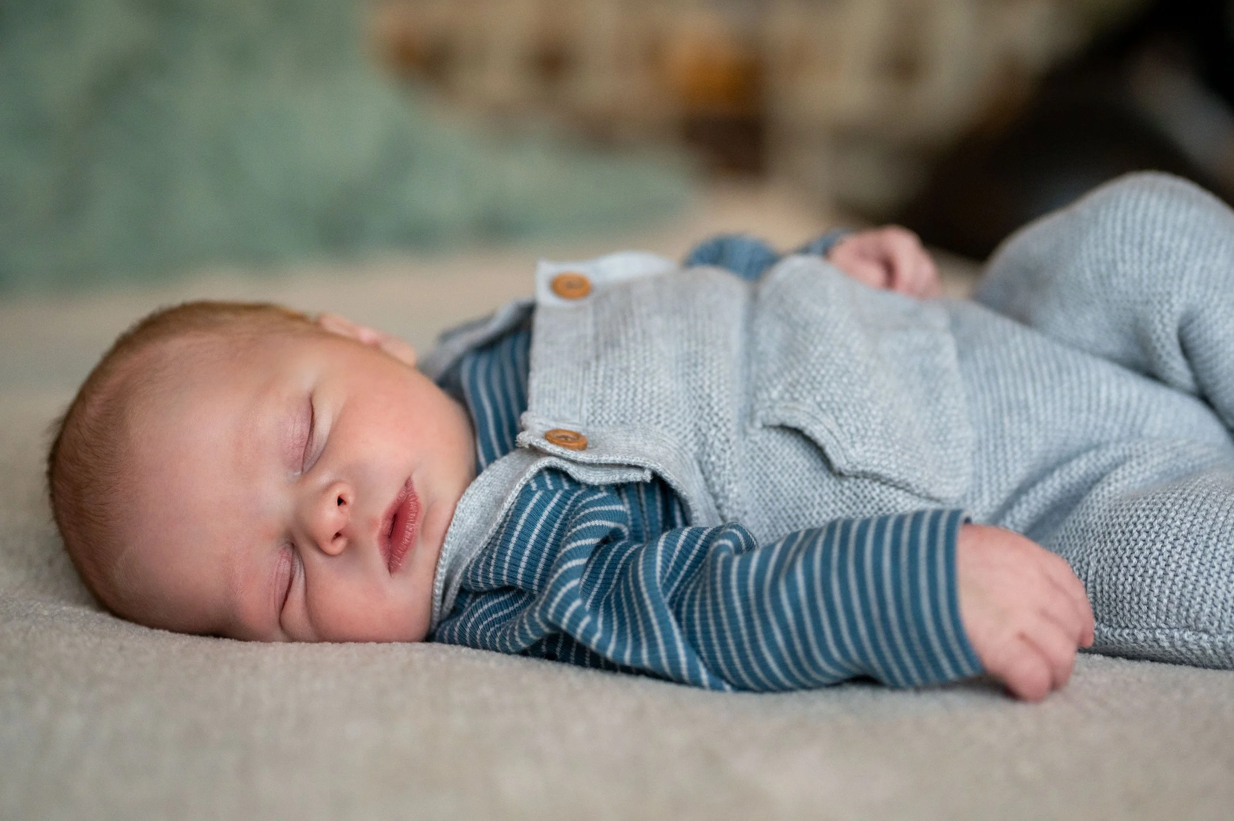 Baby Graham home from the Hospital