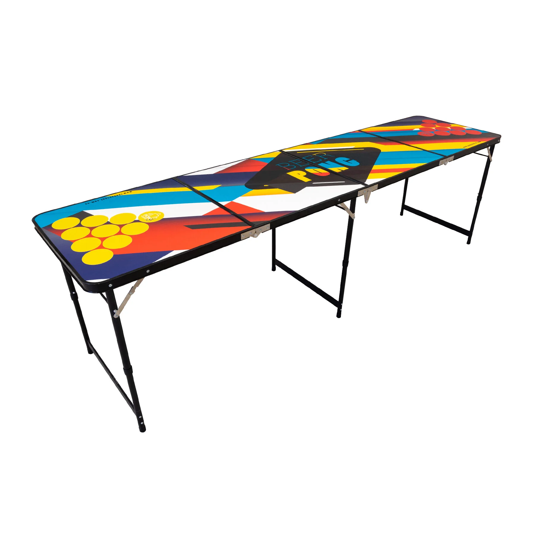 Modern Art Beer Pong Table - Red