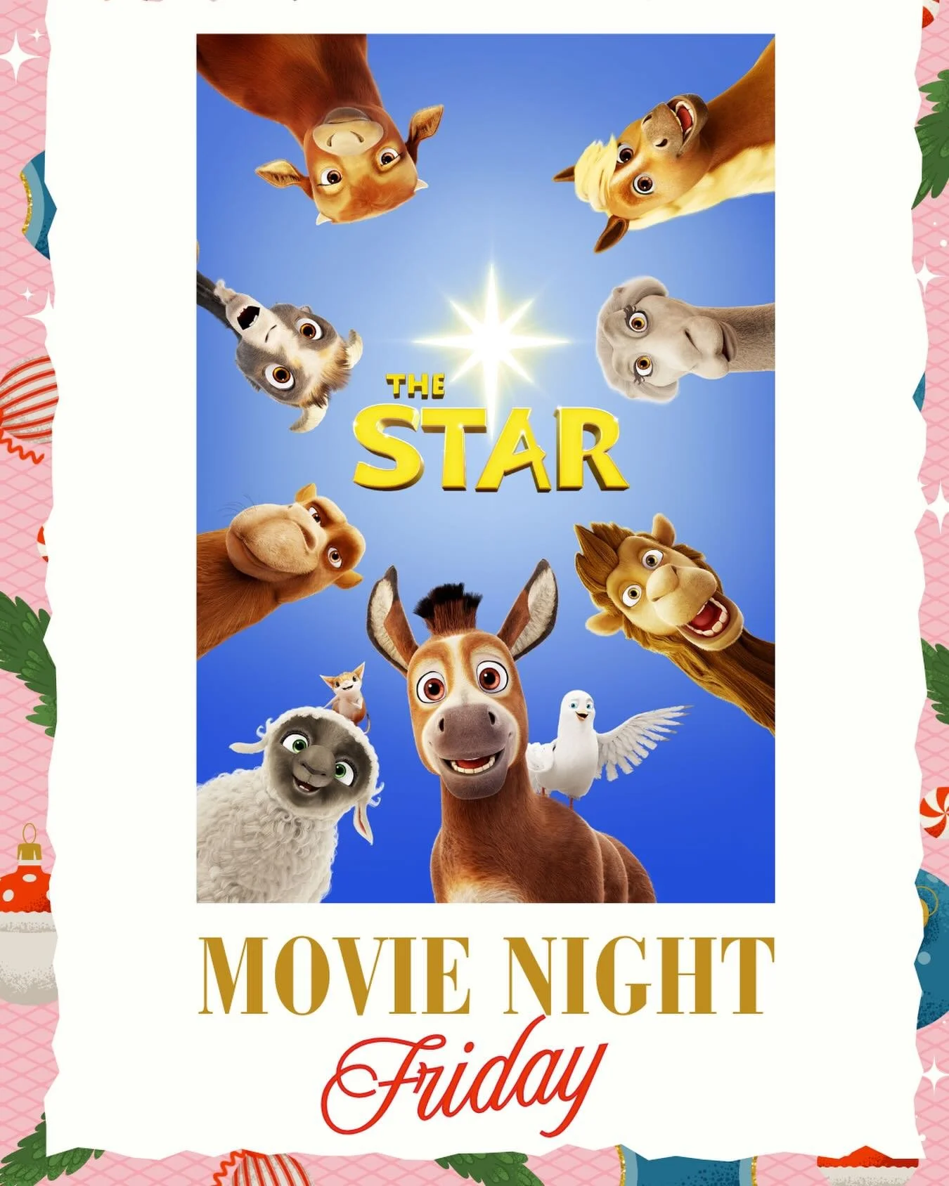 Join us this Friday night at the church for a special family movie event as we watch The Star! Please RSVP to luke@vbc.online by Thursday 12/4 if you plan on coming!