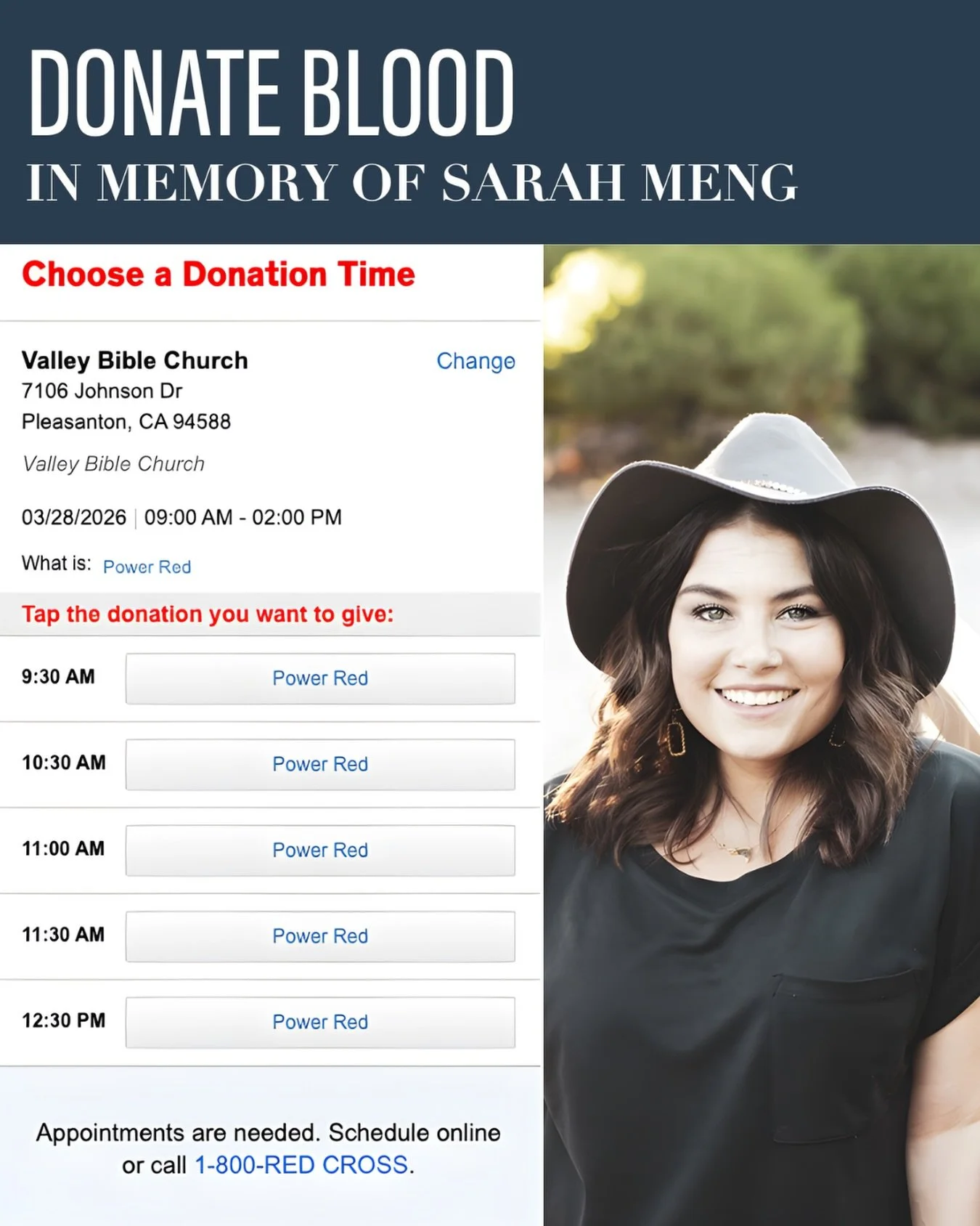 We still have a few spots open for our Blood Drive tomorrow! If you&rsquo;d like to sign up, go to RedCrossBlood.org and enter Sponsor Code: VBC