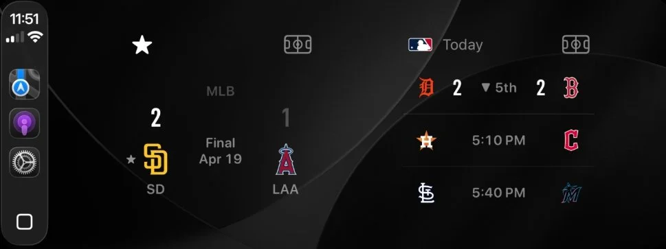 Apple Just Put Live Scores in Your Dashboard
