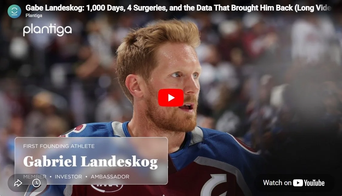 Plantiga Founding Athlete Gabe Landeskog