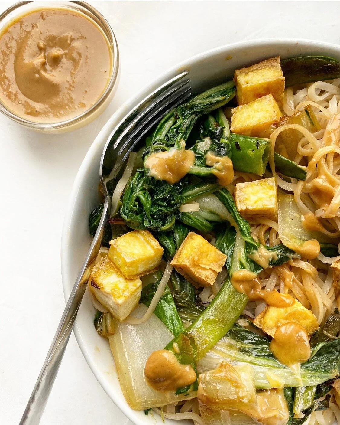 Crispy Tofu Stir Fry with Peanut Sauce — Sammi Brondo NYC based