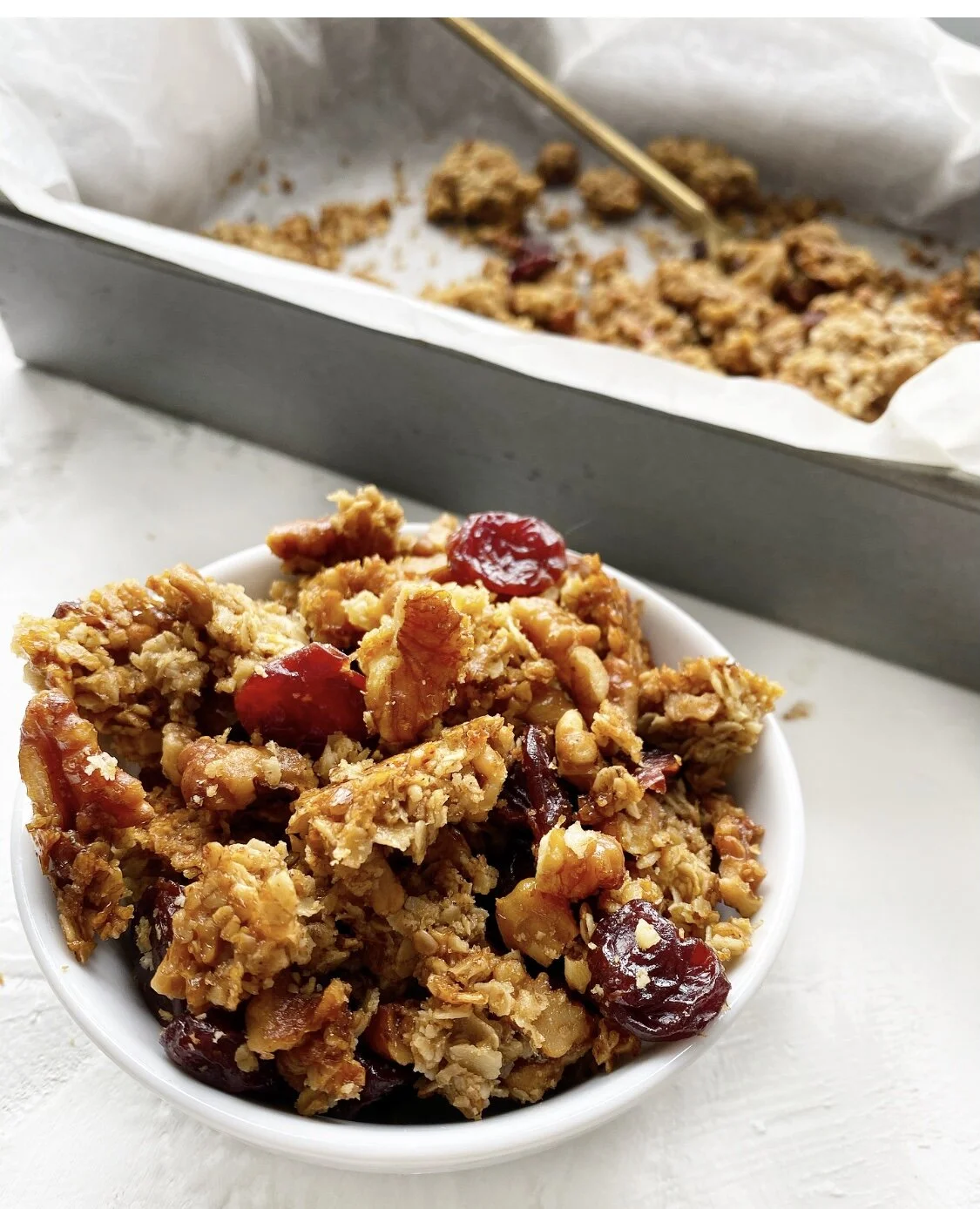 Cherry Walnut Granola — Sammi Brondo NYC based Registered Dietitian