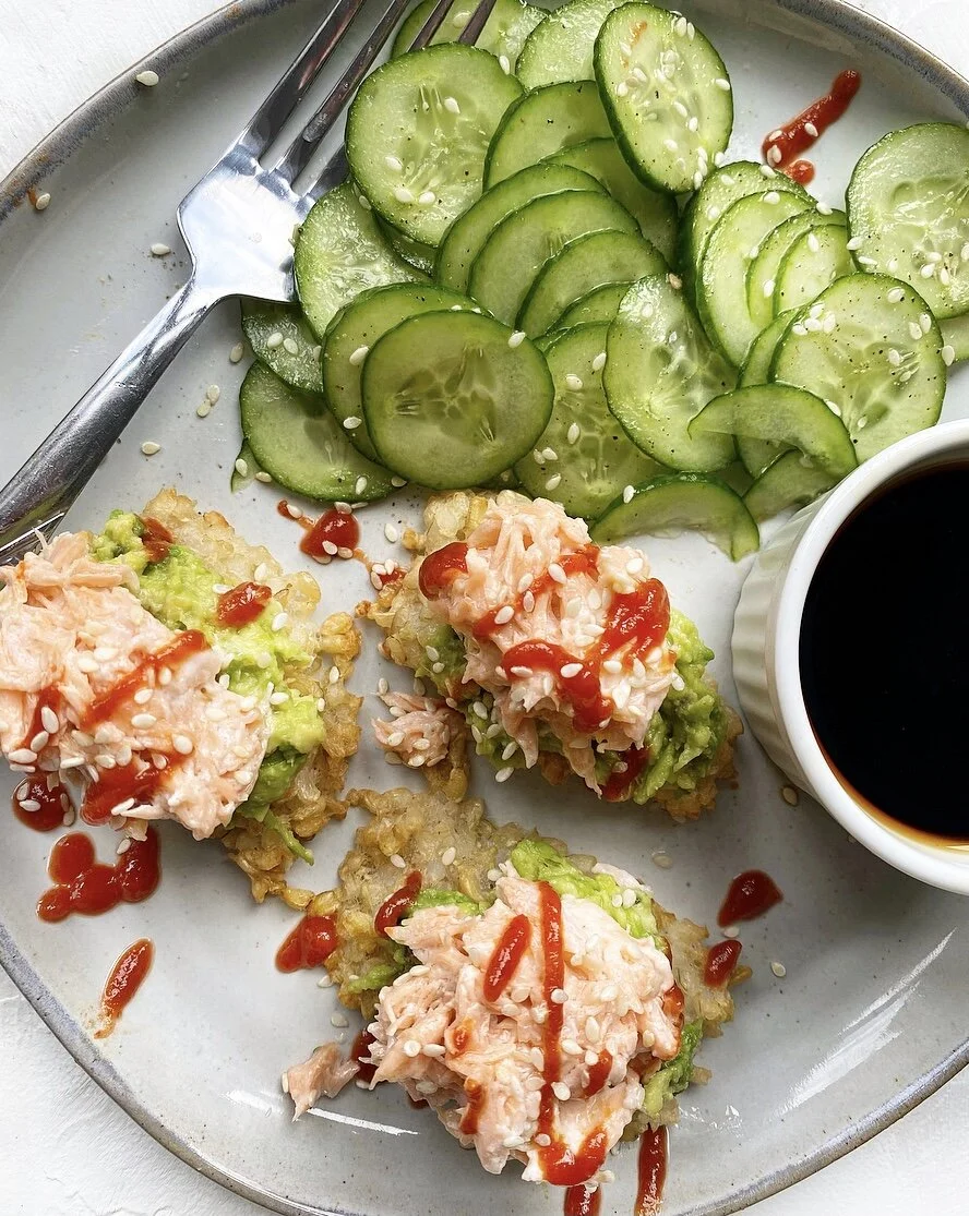Spicy Salmon Crispy Rice — Sammi Brondo NYC based Registered
