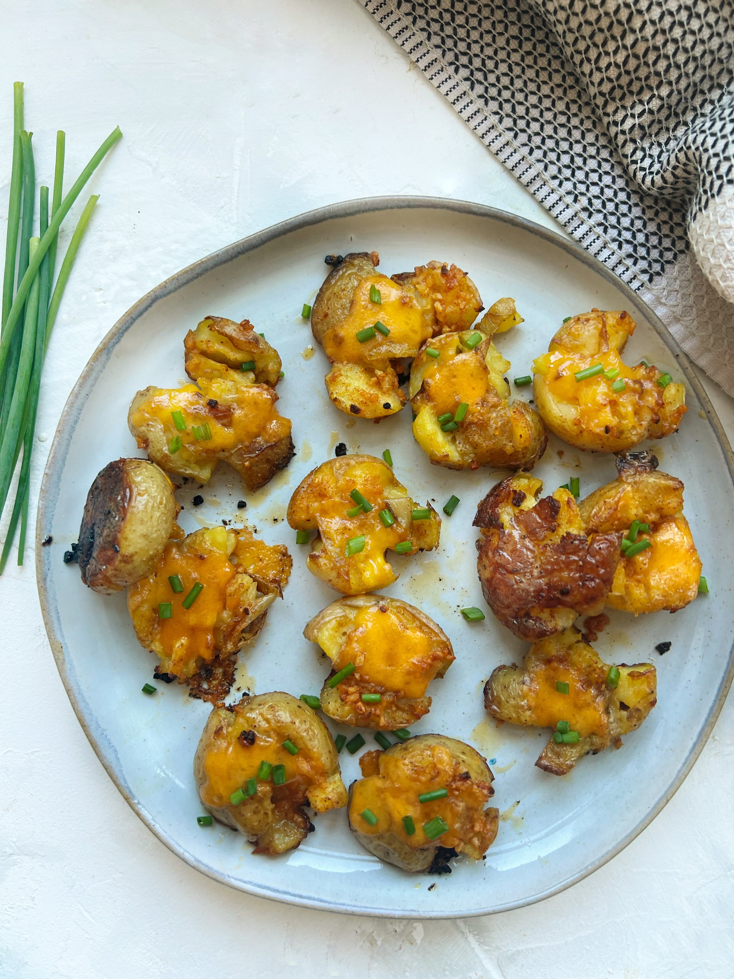 Crispy Smashed Potatoes (No-Boil Recipe) - The Simple Veganista