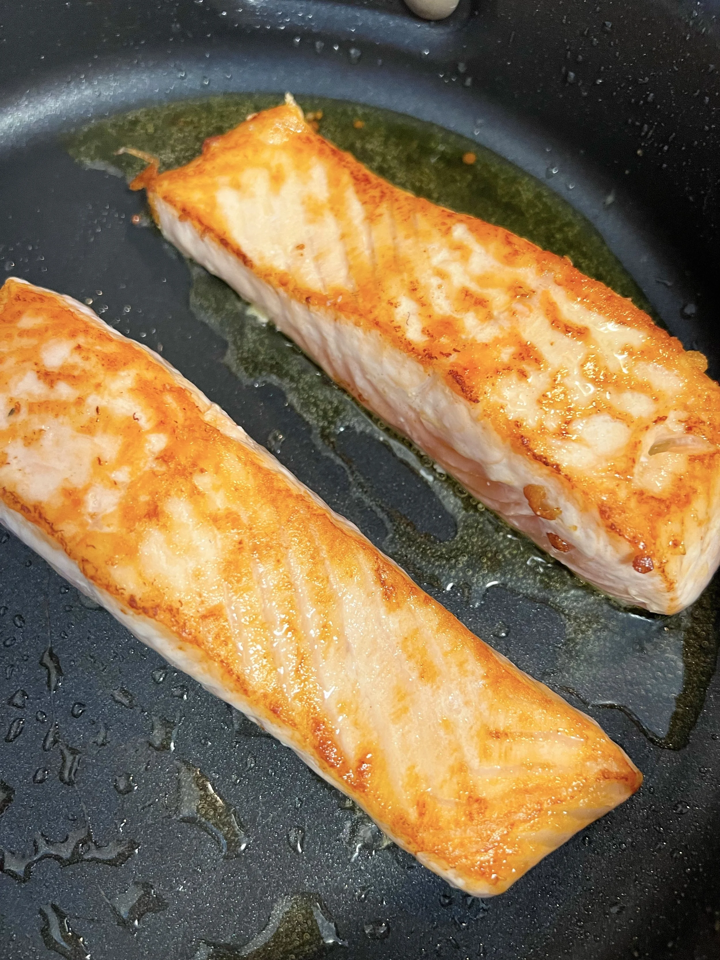 Honey Orange Juice Glazed Salmon featuring Florida Orange Juice — Sammi