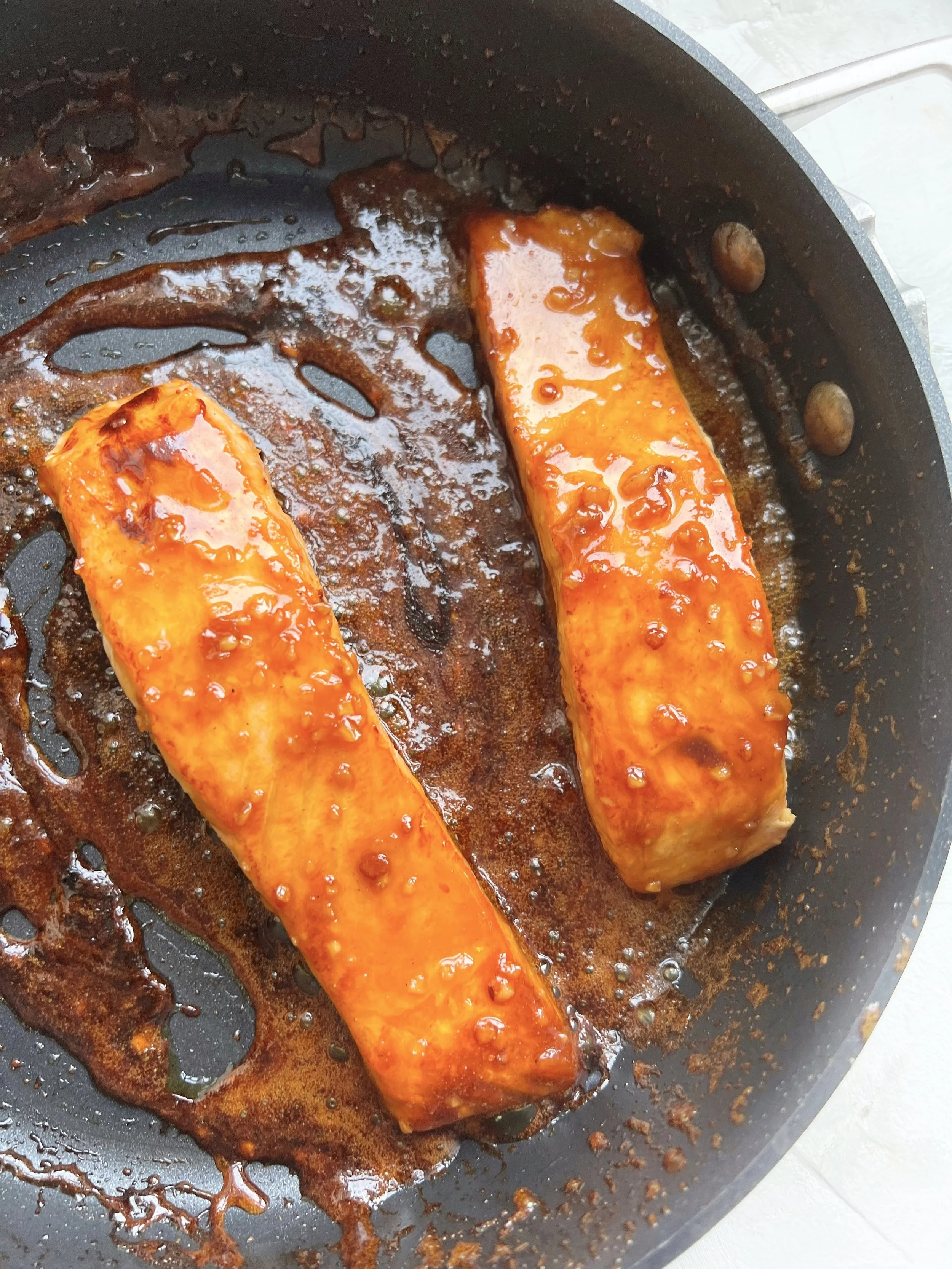 Honey Orange Juice Glazed Salmon featuring Florida Orange Juice — Sammi