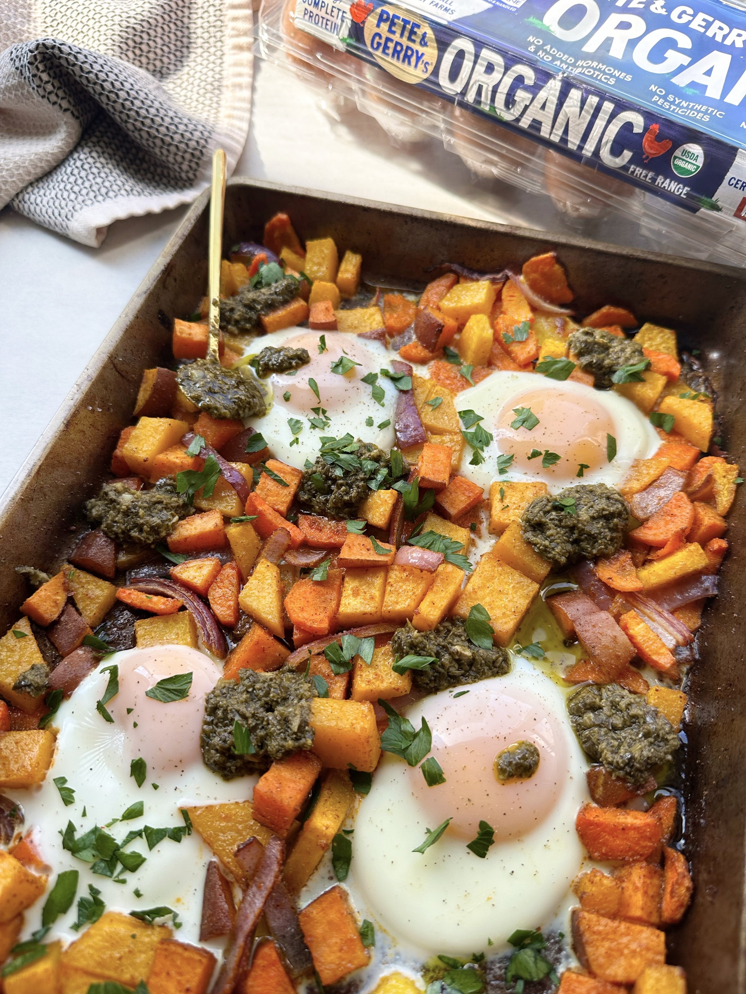 Sheet Pan Eggs and Veggies — Sammi Brondo  NYC based Registered Dietitian  Nutritionist