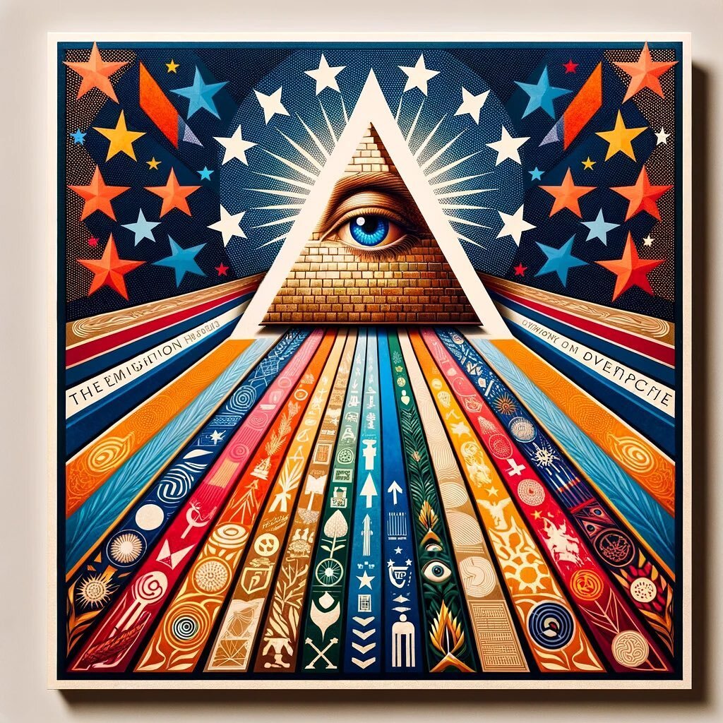 👁✨ The Eye of Unity: A Glimpse into America&rsquo;s Soul ✨👁

Joseph Campbell, a titan in the realm of mythology, looked at the pyramid topped by the eye on the Great Seal and saw more than just a national emblem. He saw a profound representation of