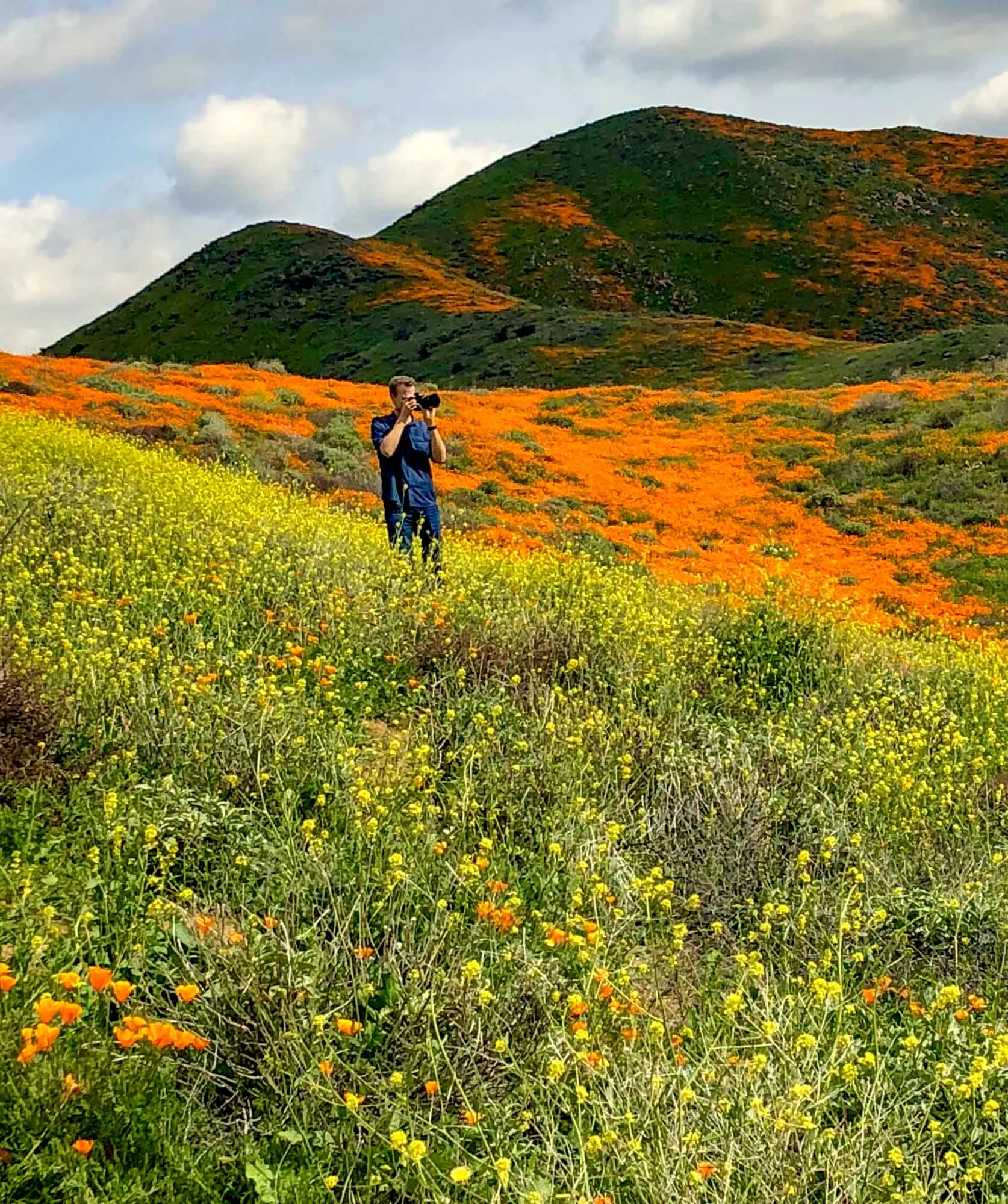 My wife captured me doing my thing.