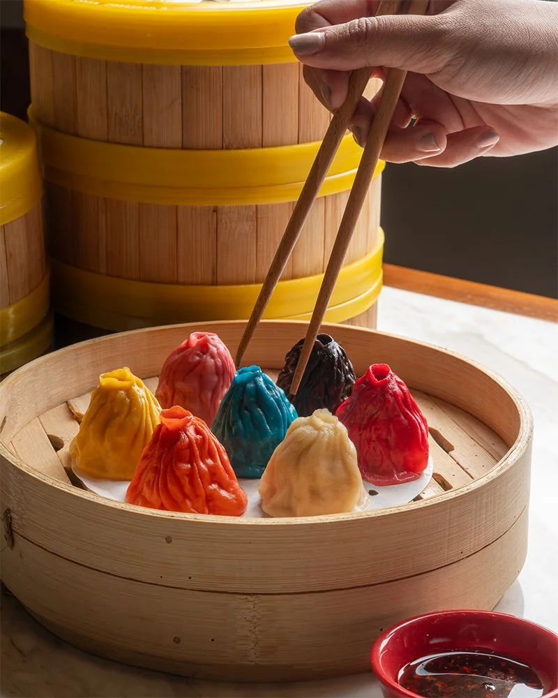 First Rainbow Xiao Long Bao in Schaumburg