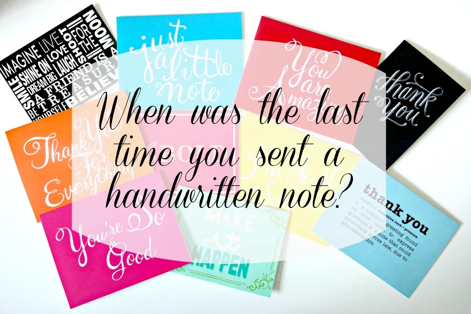 The Lost Art of Handwritten Note Cards — Sili Recio
