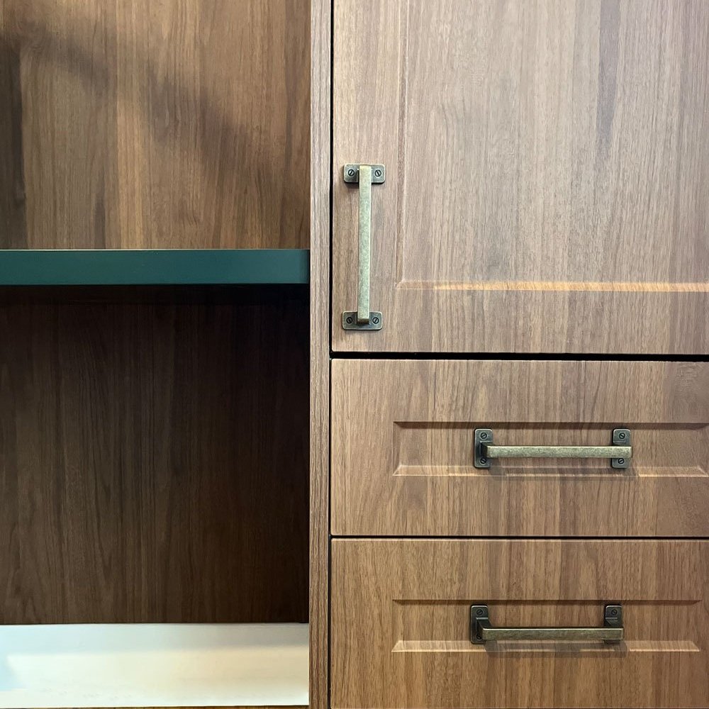 Close up of custom joinery in a teenage boys bedroom desifned by Hue and Space Interior Design
