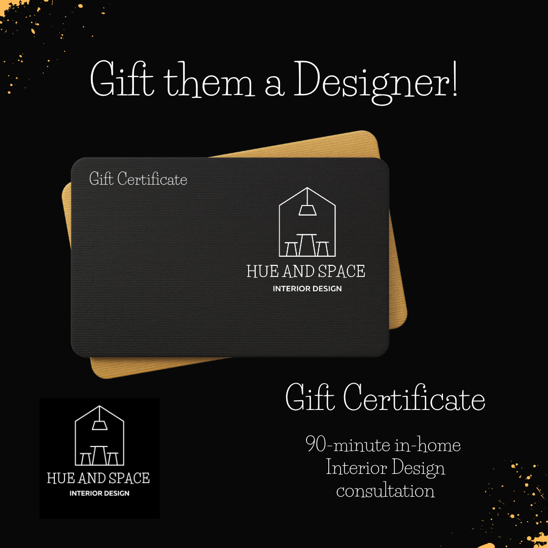Hue and Space Interior Design Gift Certificate