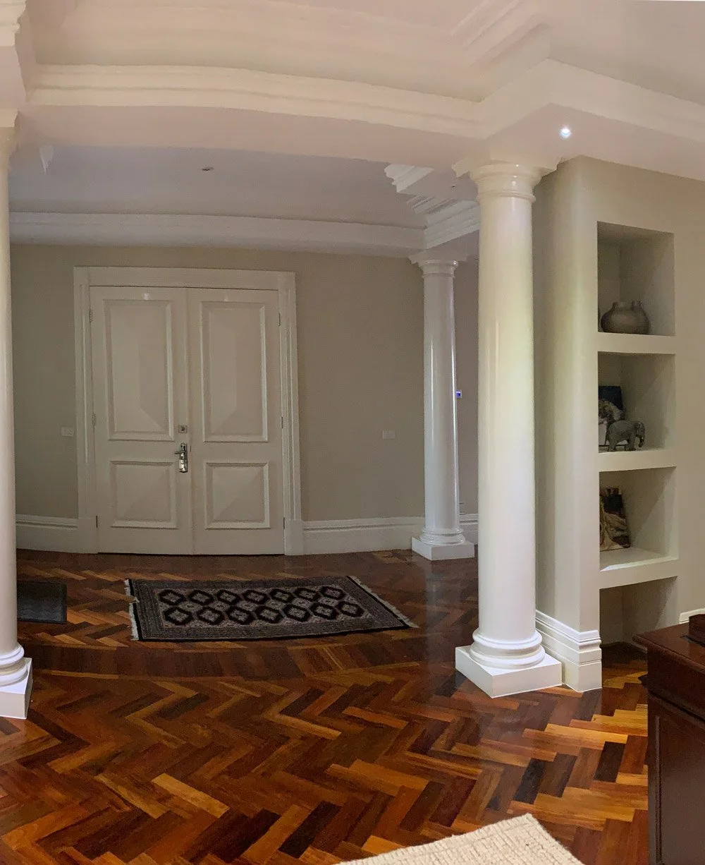 Room before wall and doors were added