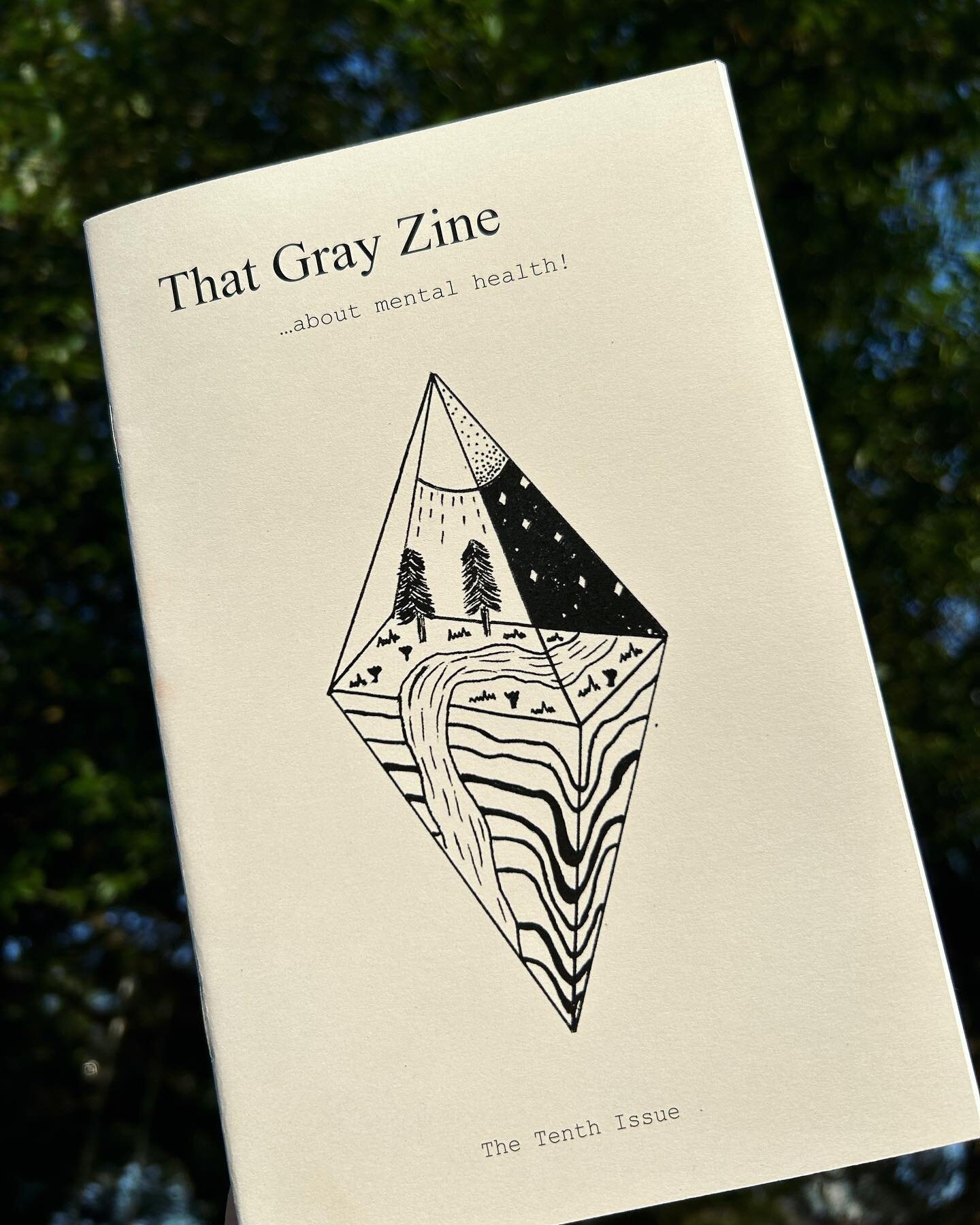 The Tenth Issue of That Gray Zine!! 
🎉🖤✨🙌🏼
The First Issue was released in April of 2019 and now 4 years later we are TEN issues in! Thank you to everyone who has submitted their pieces throughout the years and to those who have read any of the i