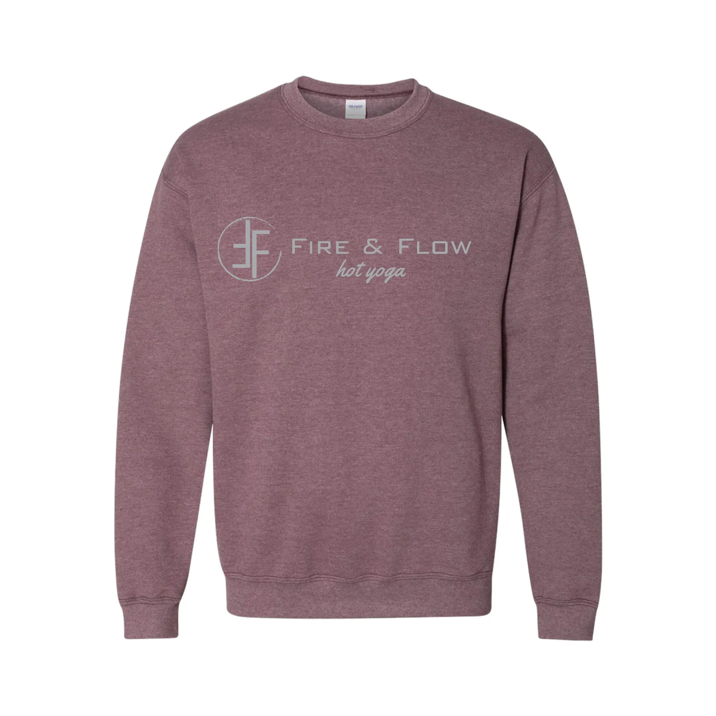 Fire Fam Unisex Crewneck Sweater Heather Maroon