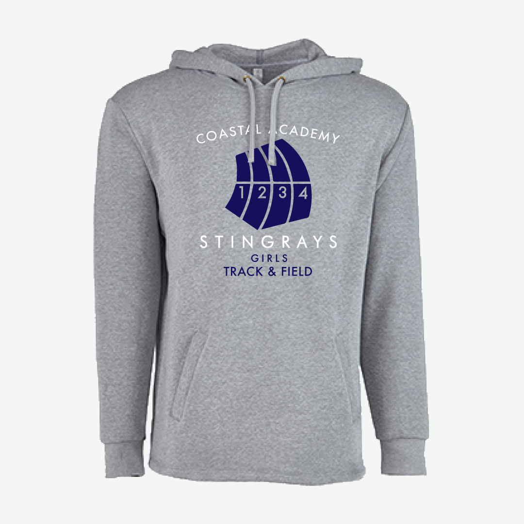 Coastal Girls Track and Field Hoodie Gray