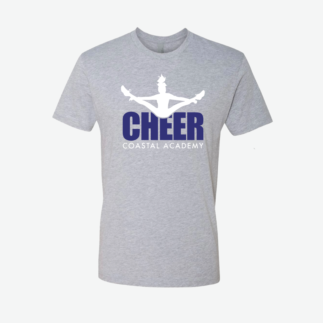 Coastal Fun Cheer T-Shirt Gray