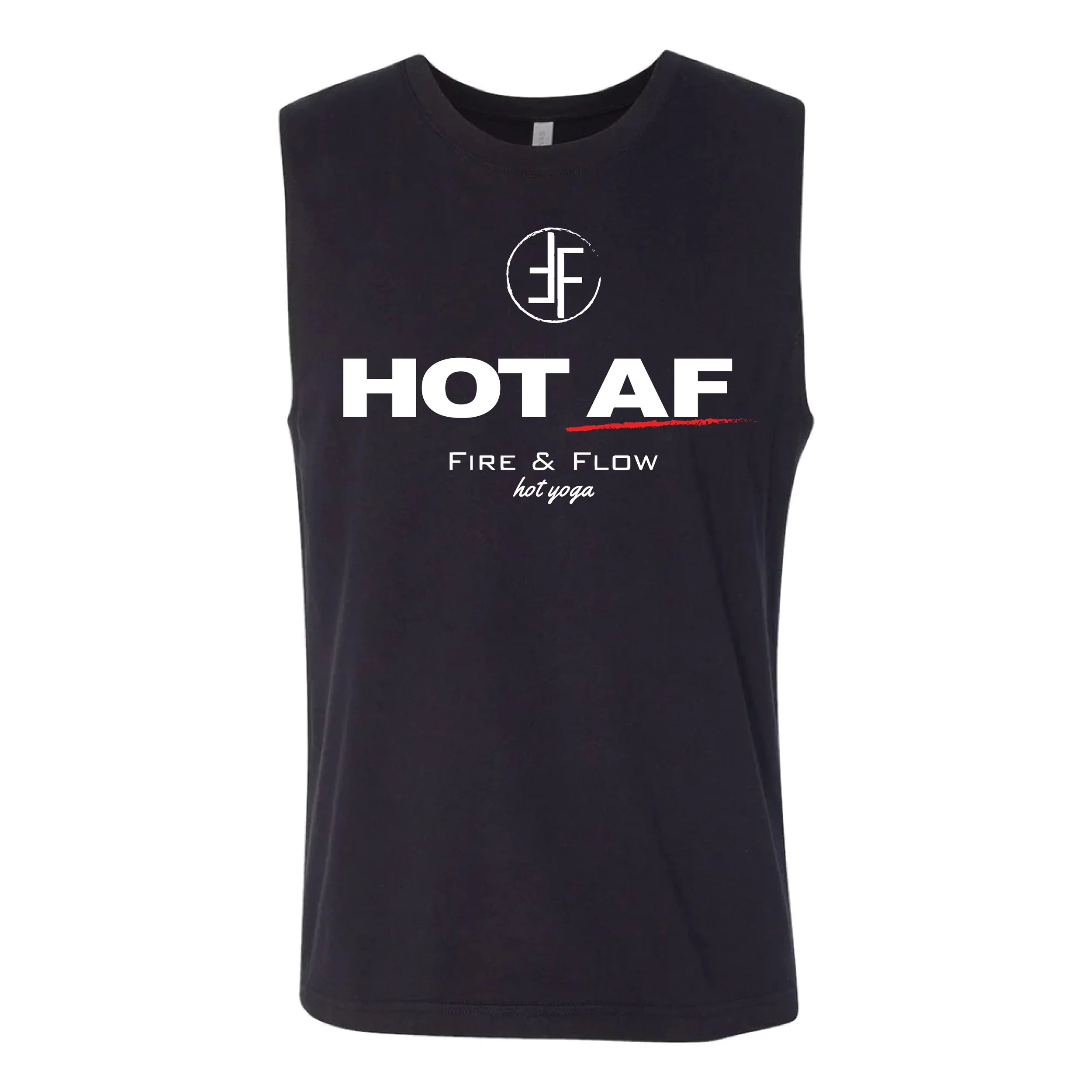 HOT AF Men's Muscle Tank Black