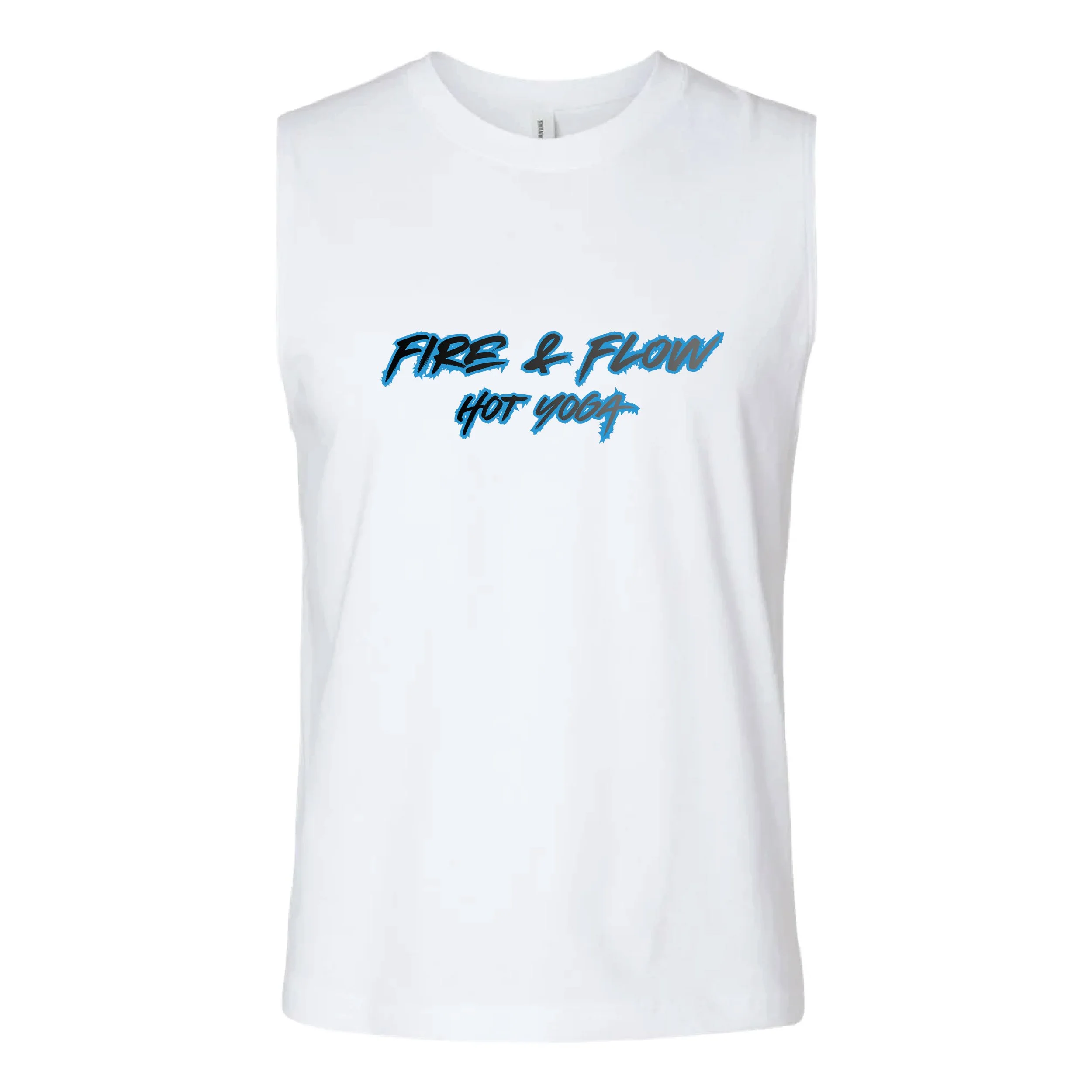 Freeze Burn Skeleton Men's Muscle Tank White