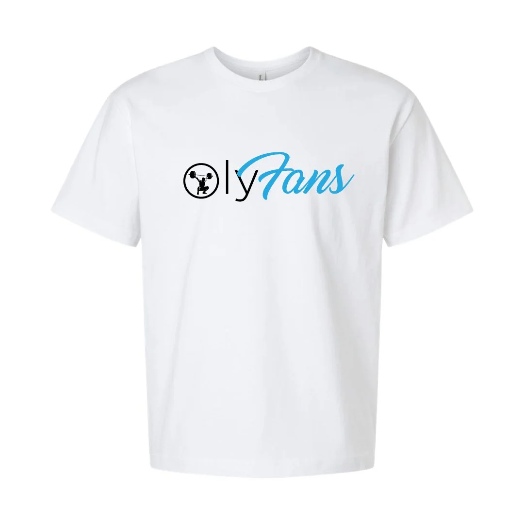 Oly Fans - Mens Heavyweight T-Shirt White