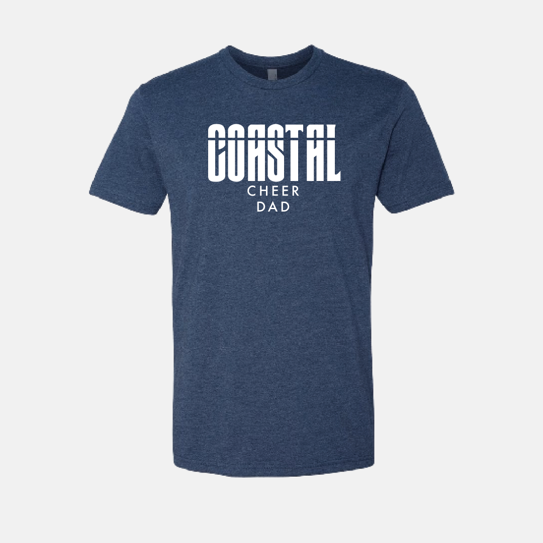 Coastal Cheer Dad Navy Blue