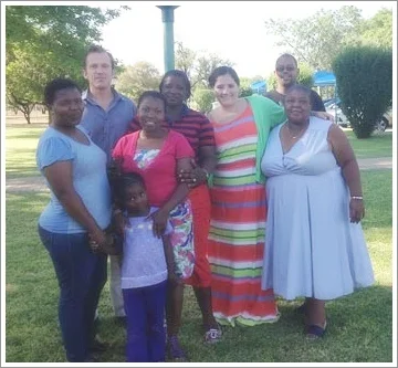Teachers from South Africa who were trained during project. Photo courtesy of Mary Jo Jean-Francois.
