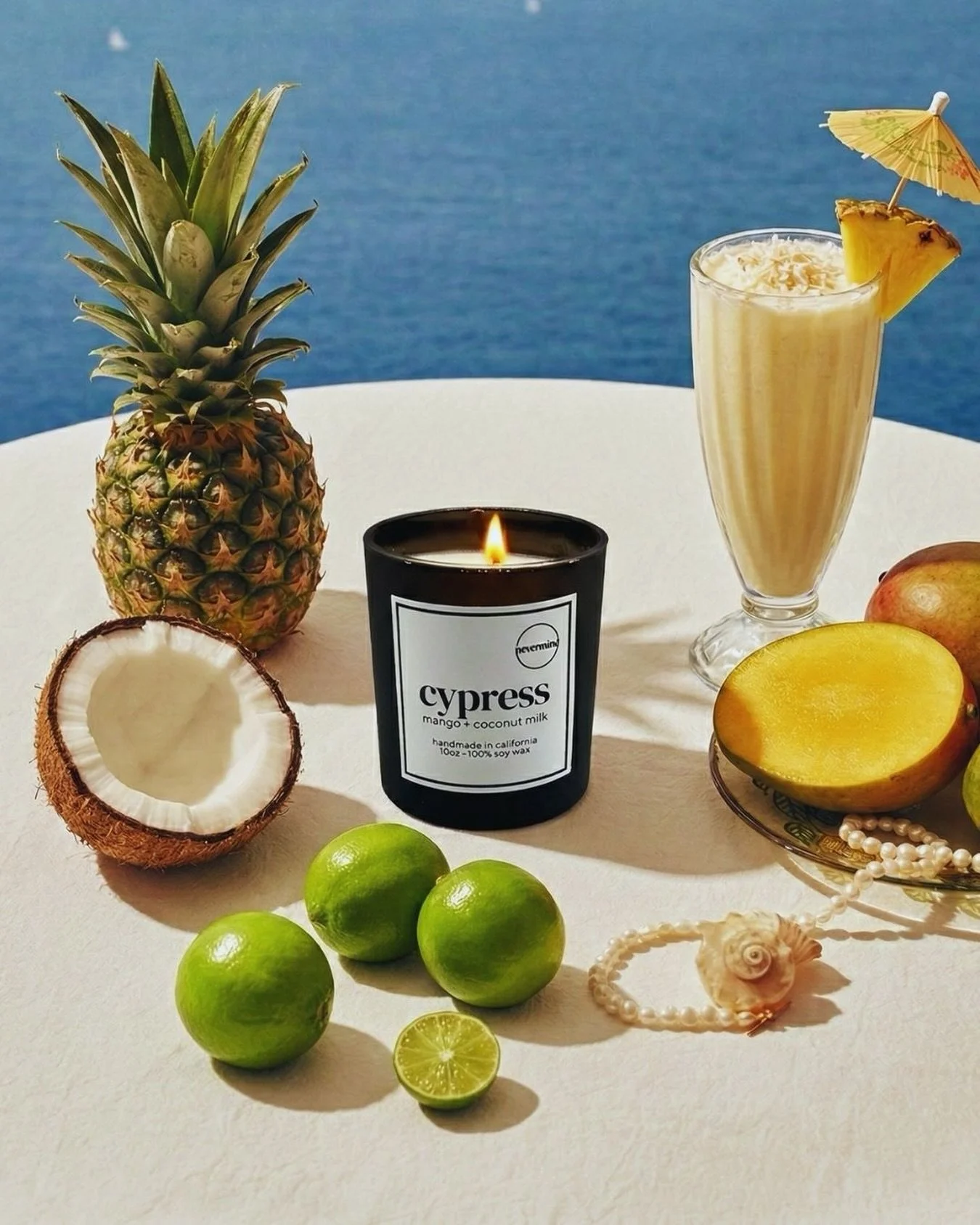 Smells like summer.🌞 Juicy mango and golden pineapple blend with soft coconut milk and a kiss of peach for a fruity, tropical escape.🥭🥥

#candlesofinstagram