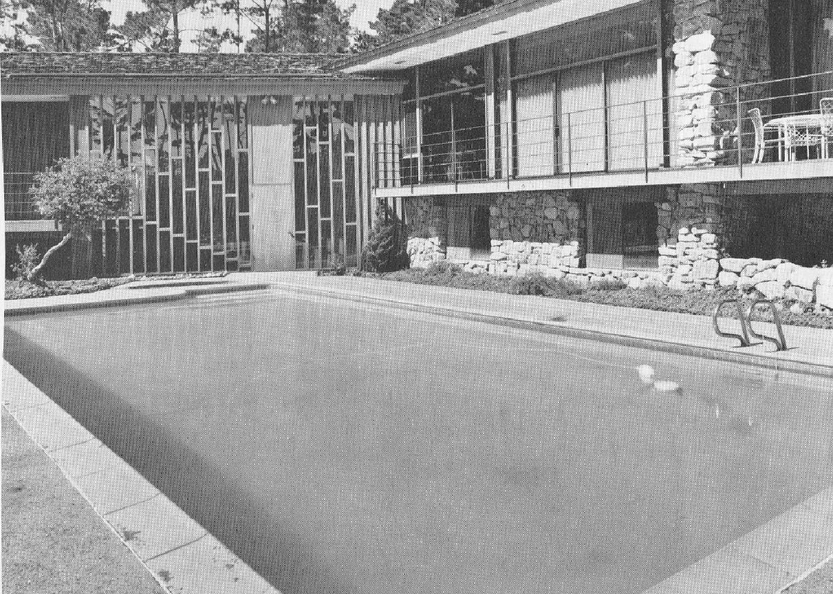  John H. Gamble design - Ohanian house in Pebble Beach California - 1972 