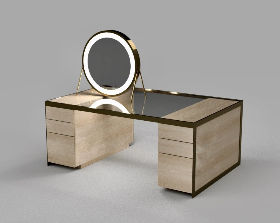 Double Vanity & Mirror
