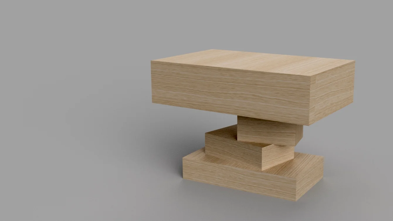 Stacked Bedside Tables