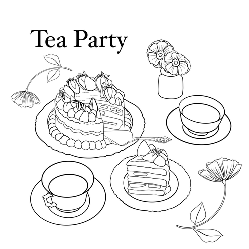 Party Coloring Page