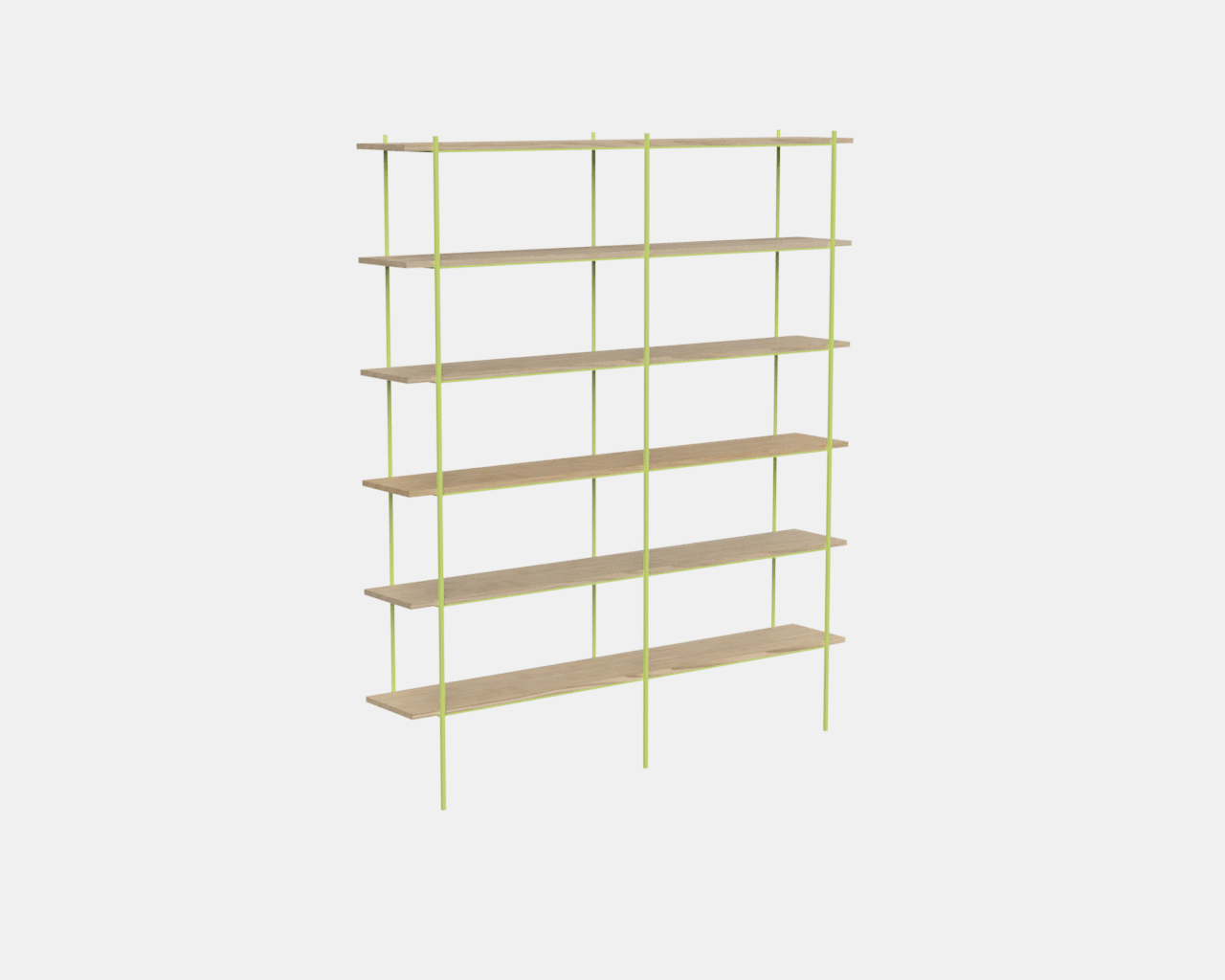 Basics Built-in Shelving 6' wide x 7' tall x 1' deep