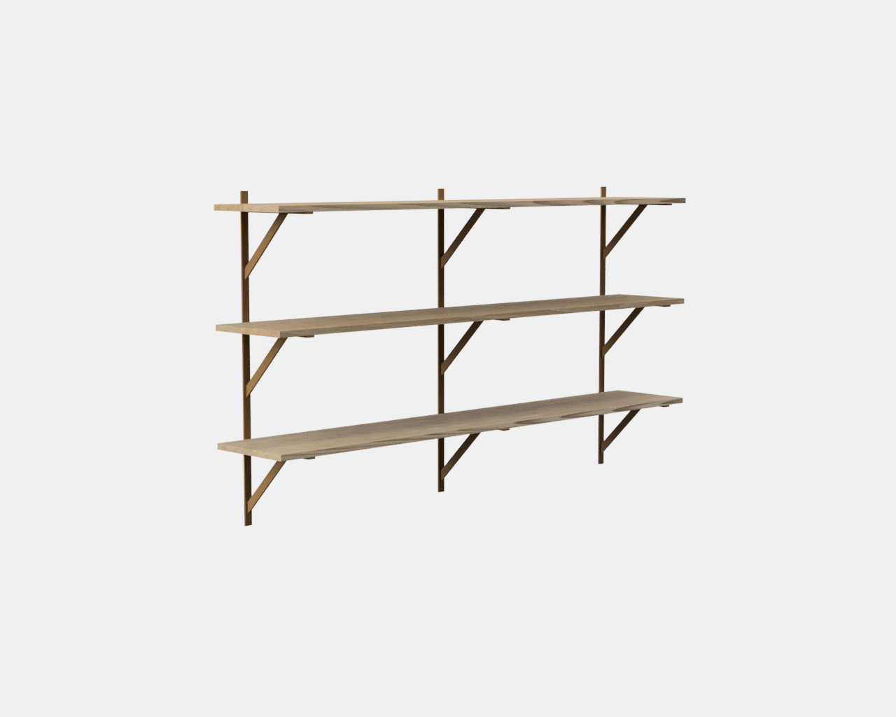 Haslam Floating Shelving 6' Wide x 3' Tall x 1' Deep