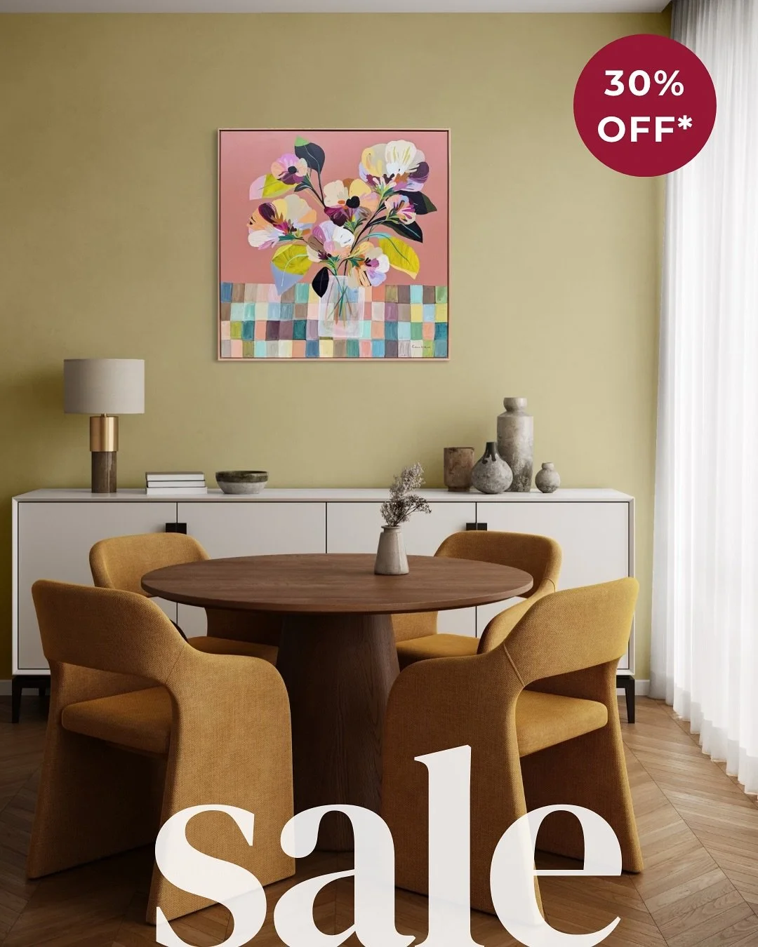 Have you been waiting for this????

It&rsquo;s the @greenhouseinteriors super Spring sale. 30% off just about everything. 

I&rsquo;ve uploaded a bunch of new originals and all my fave prints are there and on sale too!

Details below:

STARTS: 9am Sa