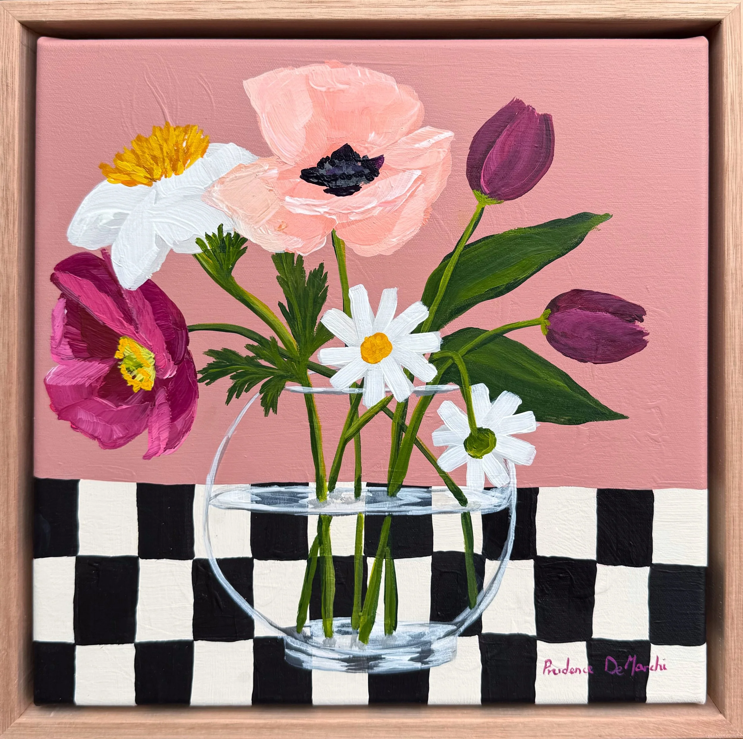 Never a Bother | Floral Abstract Original Artwork