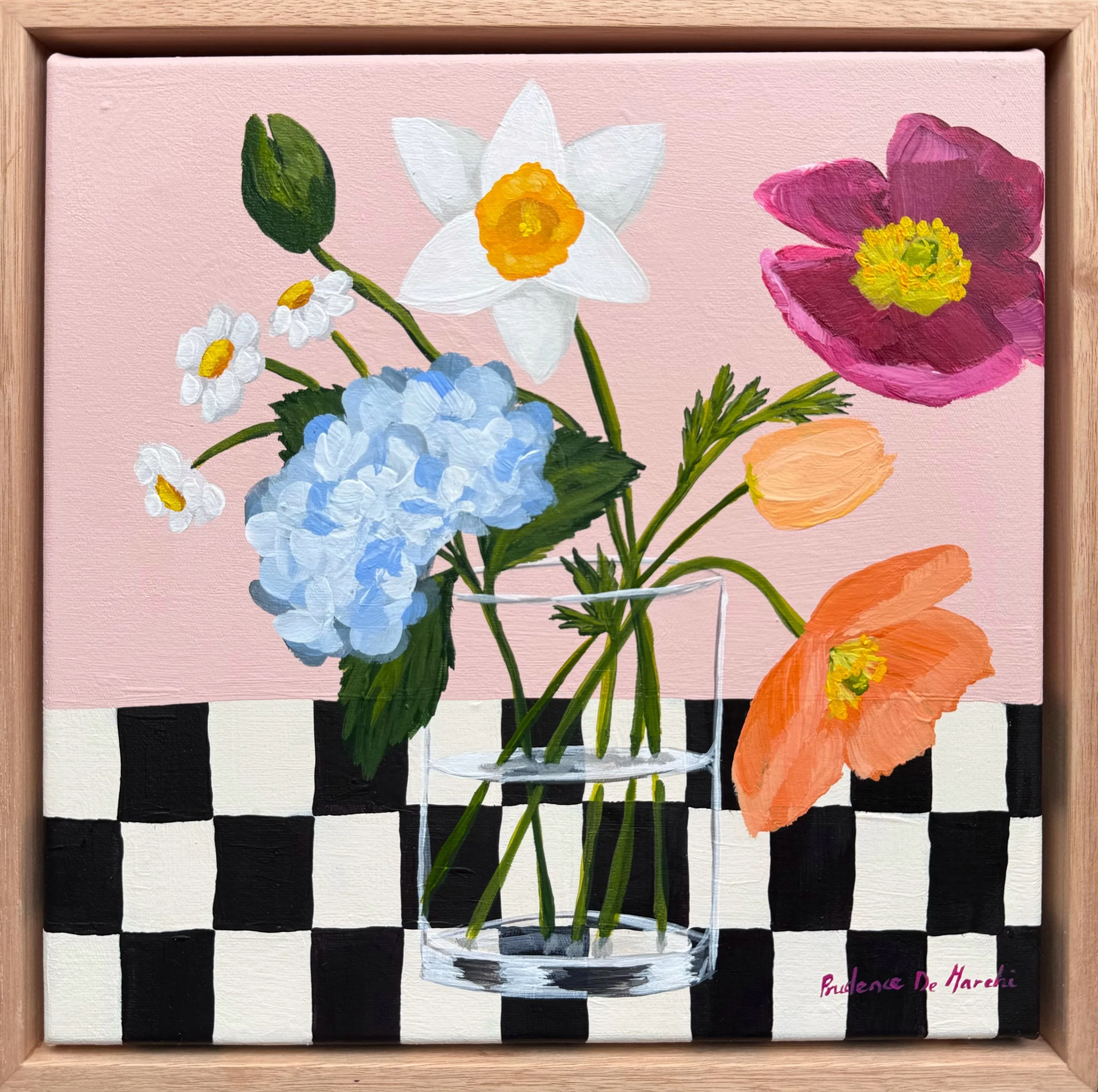 Warm Love | Floral Abstract Original Artwork