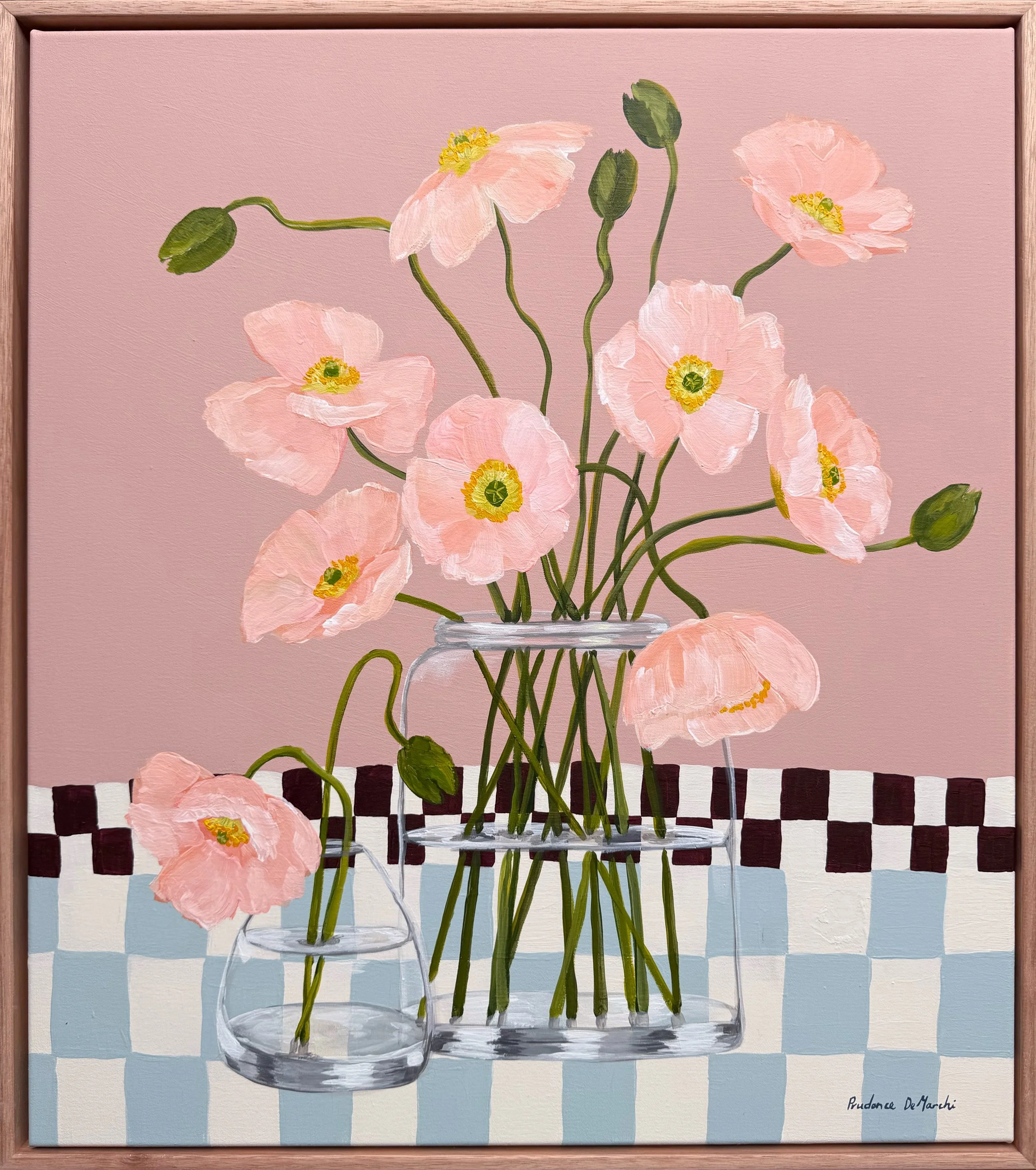 The Best Meeting | Floral Abstract Original Artwork