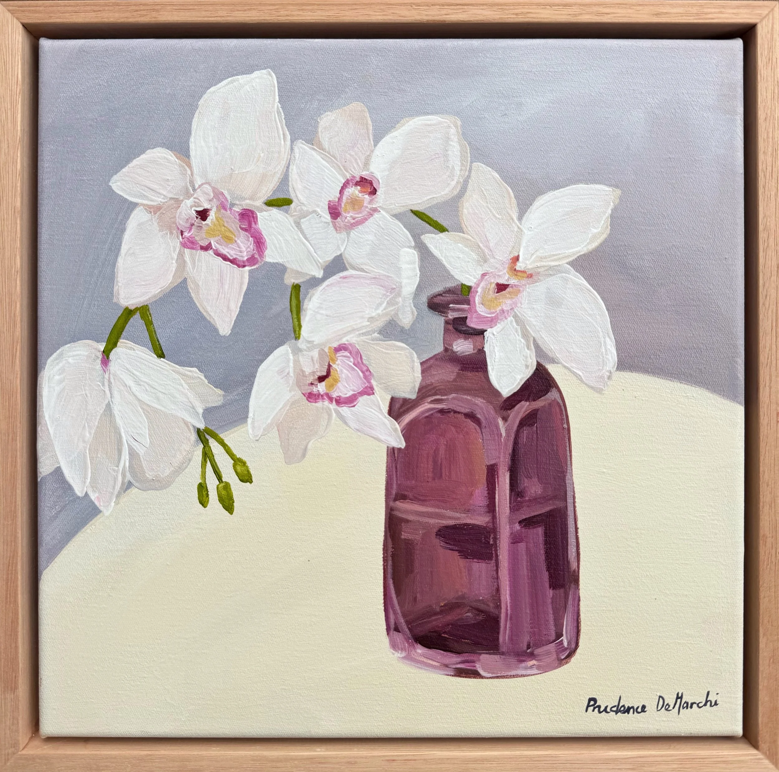 Softly Spoken | Floral Abstract Original Artwork