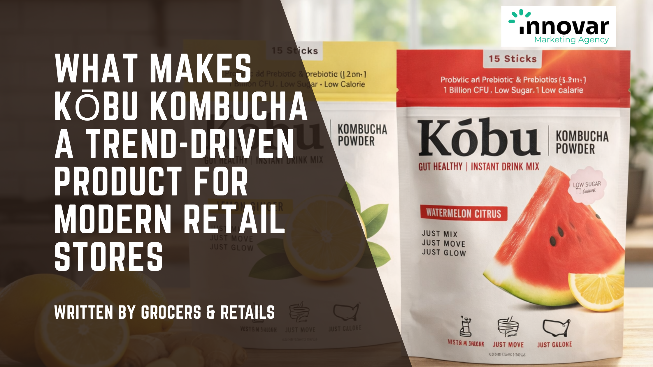 What Makes Kōbu Kombucha a Trend-Driven Product for Modern Retail Stores
