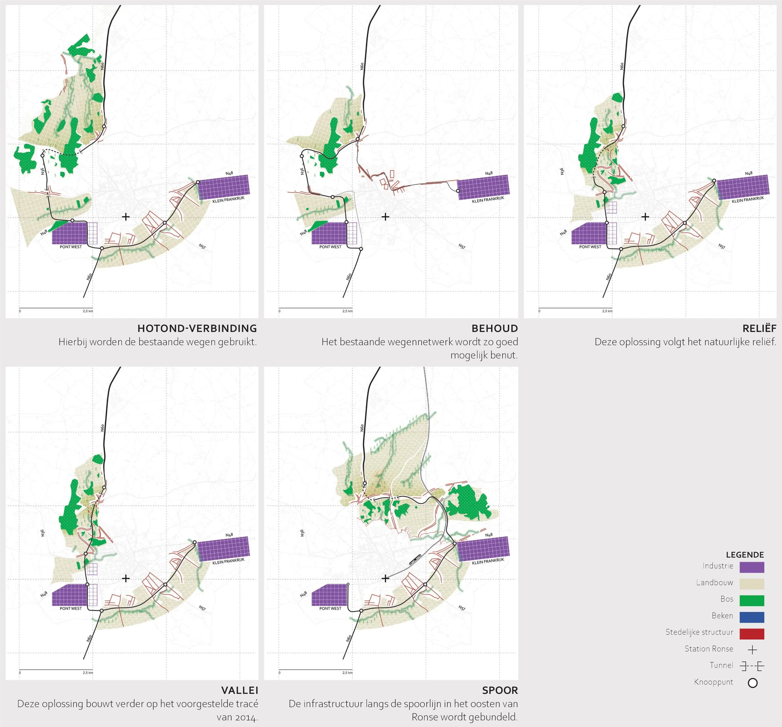 Team Rond Ronse presenteert vijf mogelijke oplossingen voor ...