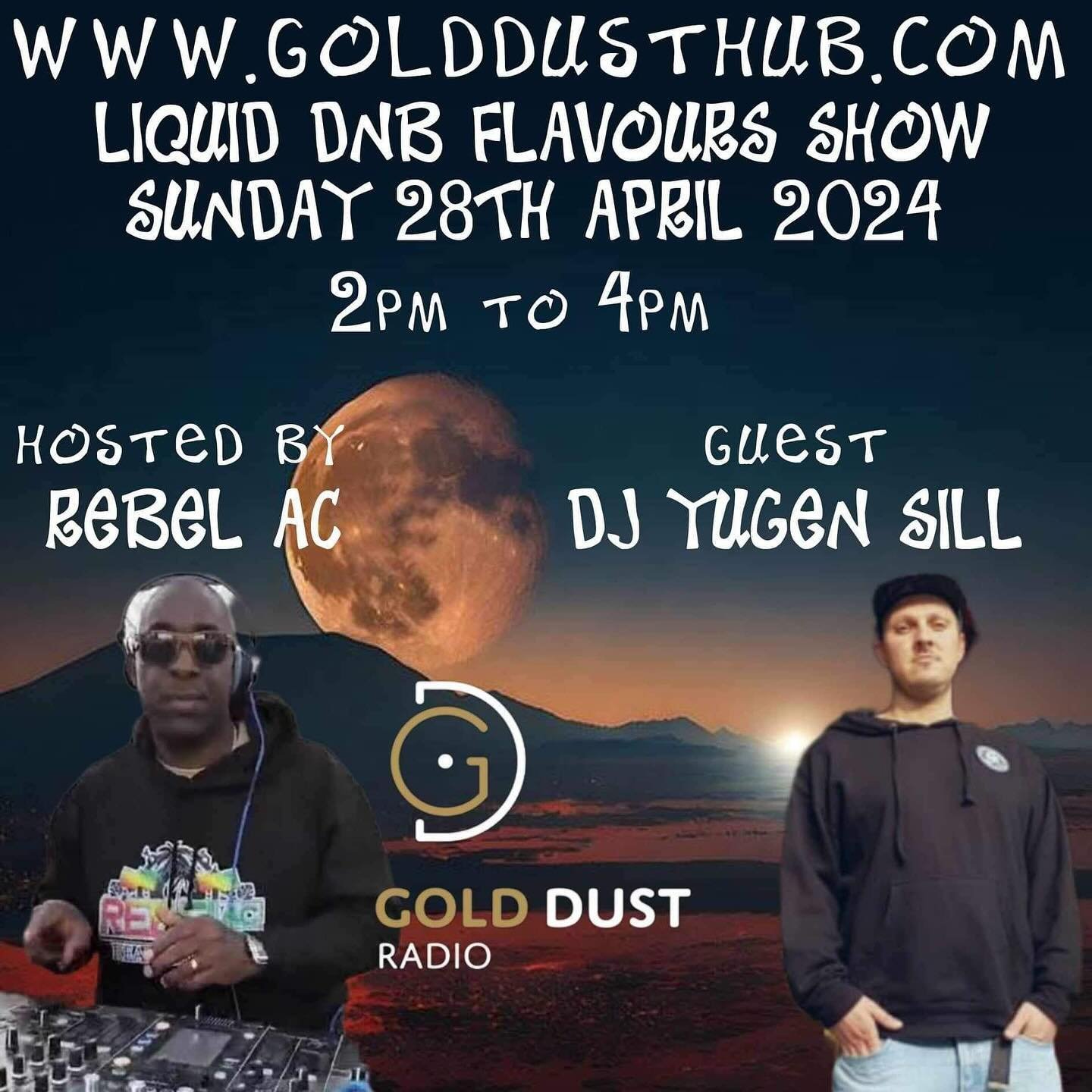 The return of &ldquo;Liquid #drumnbass Flavors&rdquo; with host @rebel_ac and guest @yugensill for the April of pure fire!🔥🔥🔥🔥

Make sure you tune in for another episode of fresh  #drumnbass
#liquiddrumandbass #drumnbass #raggajungle #jungle 

Li