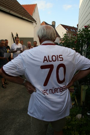 70. Geburtstag von unserem "Ältesten" Spielmann Alois