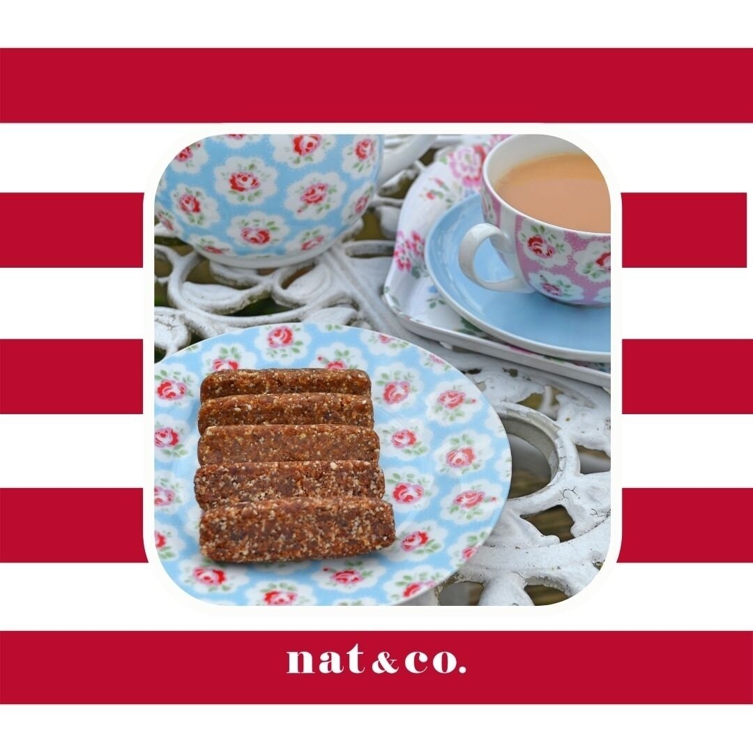 TEA-TIME Making tea-breaks extra special with our date and nut bars.⁠
Delightfully sweet, chewy and incredibly moreish, our hand-made bars are a real treat for tea-lovers with a sweet tooth.⁠
⁠
Find these beauties through the link in our bio.⁠
⁠
Happ