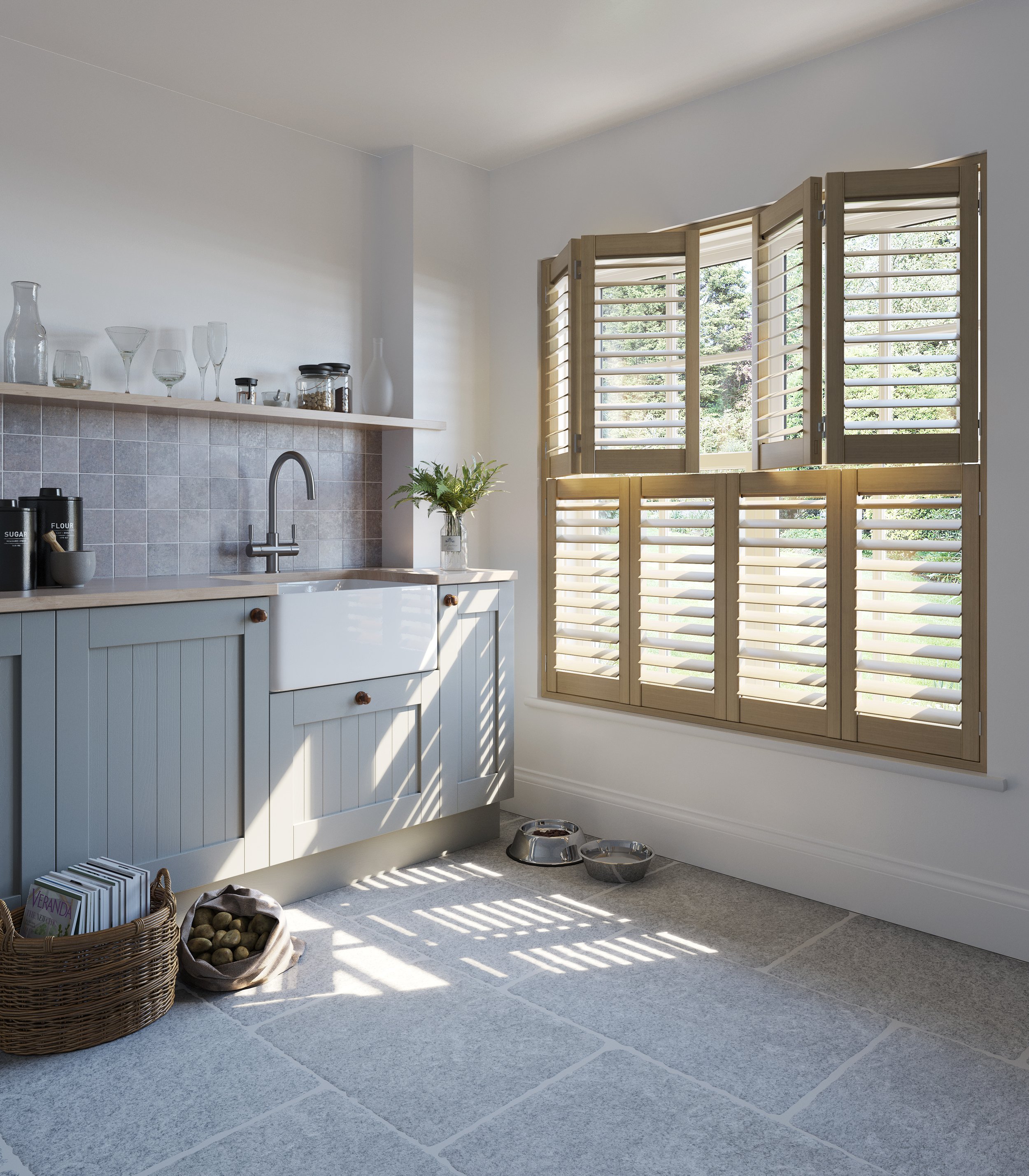 Tier-on-Tier Shutters