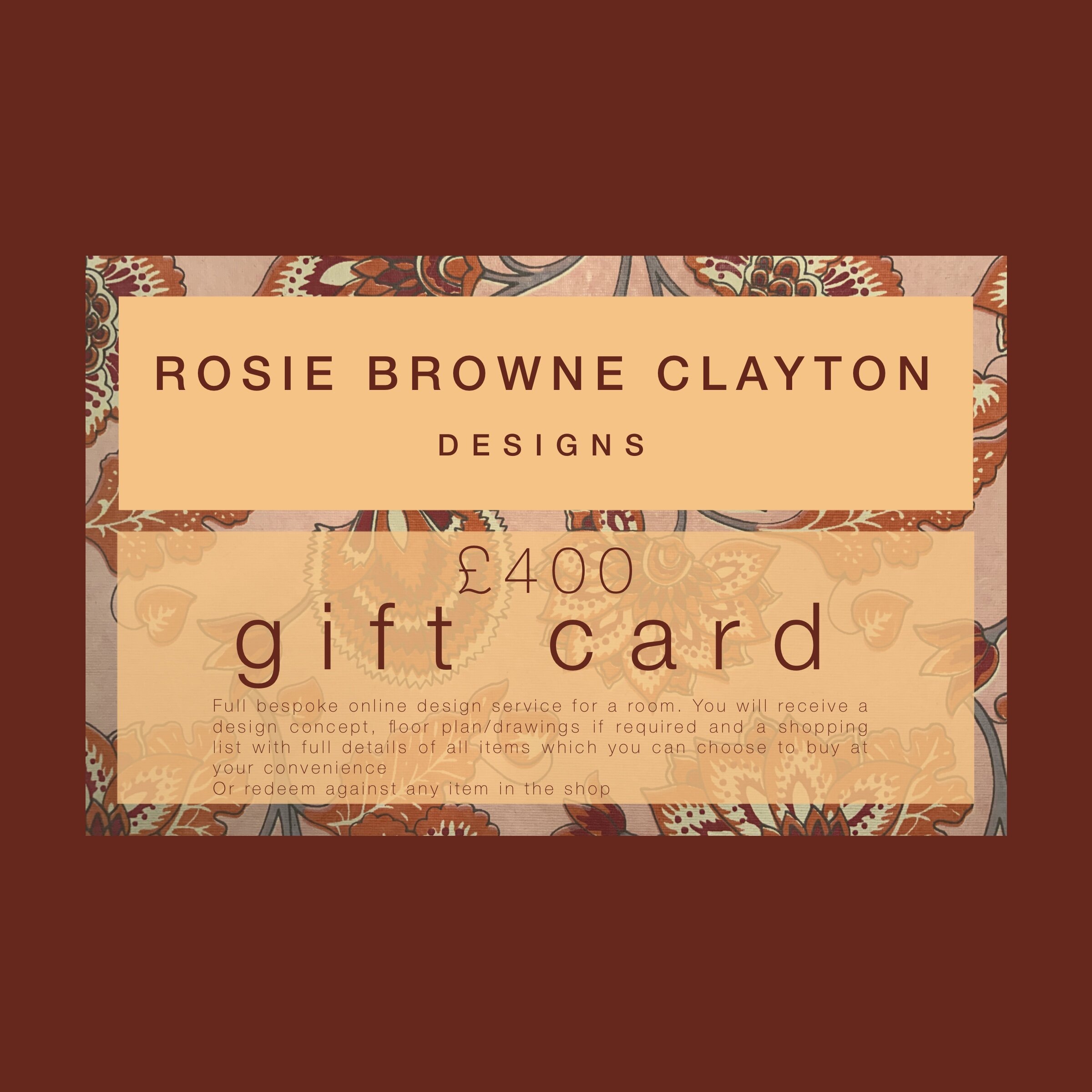 Gift Card £400