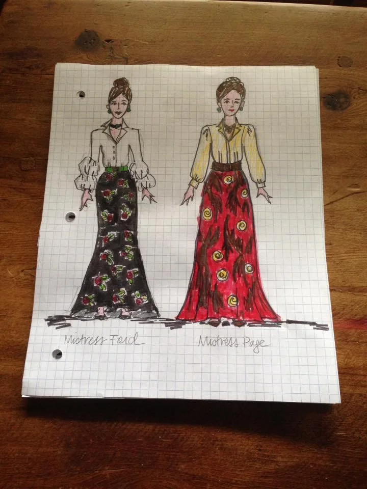 Original concept for Mistresses Ford &amp; Page