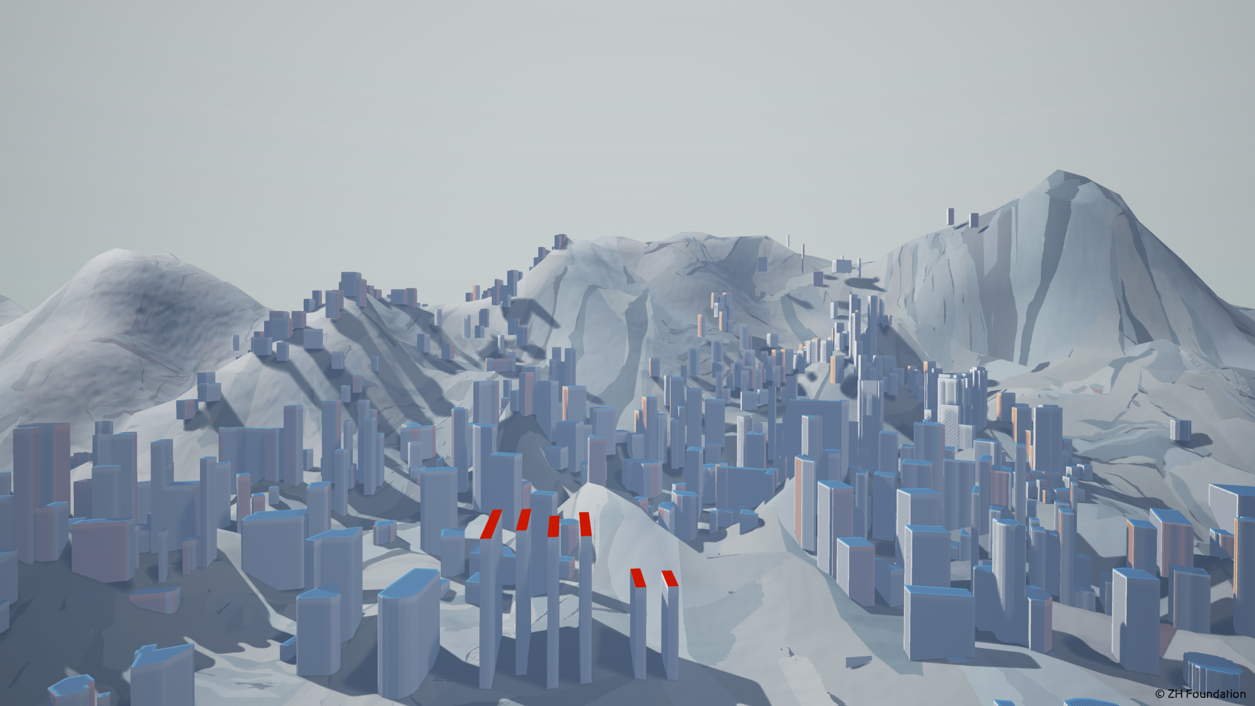 Zaha Hadid Paintings — ZHA Virtual Reality Group